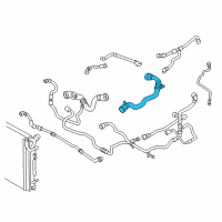 OEM BMW 440i Gran Coupe Engine Feed Radiator Upper Hose Diagram - 17-12-8-616-548