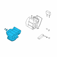 OEM 2007 Infiniti QX56 Cushion Assy-Front Seat Diagram - 87300-ZE10D