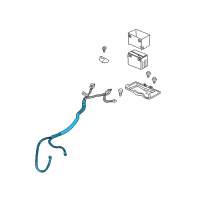 OEM 2005 Chevrolet Monte Carlo Cable Asm, Battery Positive(42"Long) Diagram - 15321270
