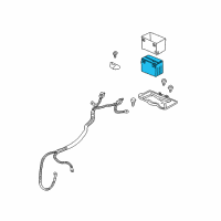 OEM 2005 Chevrolet Impala Batteries Diagram - 7566