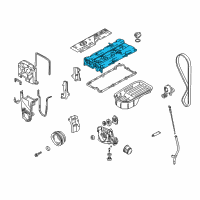 OEM 2004 Hyundai Accent Cover Assembly-Rocker Diagram - 22410-26611