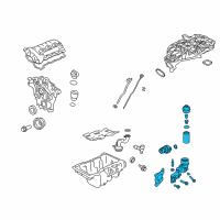 OEM 2008 Cadillac CTS Adapter Diagram - 12703172