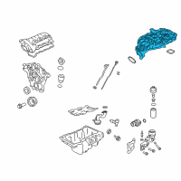 OEM Cadillac Manifold Asm-Upper Intake Diagram - 12642700