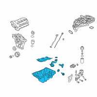 OEM Chevrolet Caprice Oil Pan Diagram - 92267000