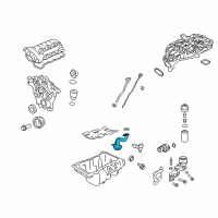 OEM Pontiac G8 Oil Pick-Up Diagram - 92237375