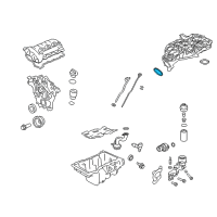 OEM Cadillac Gasket Diagram - 12634371