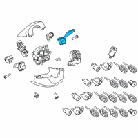 OEM Ford Transit-350 HD Wiper Switch Diagram - GK2Z-17A553-A