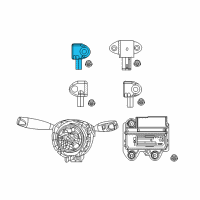 OEM Chrysler Sensor-Acceleration Diagram - 68245081AB