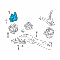 OEM 2021 BMW X5 Engine Mount Bracket Diagram - 22-11-7-853-648