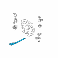 OEM Mercury Engine Support Diagram - 6L8Z-6P094-CA