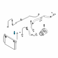 OEM BMW 750iL Pressure Sensor Diagram - 64-53-9-323-658