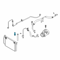 OEM BMW i8 Pressure Sensor Diagram - 64-53-9-323-658