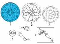 OEM Hyundai Santa Cruz WHEEL ASSY-ALUMINIUM Diagram - 52910-K5100