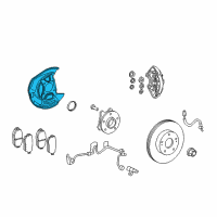 OEM Lexus RC300 Cover, Disc Brake Dust, Front LH Diagram - 47782-30240