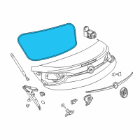 OEM 2017 Buick Cascada Weatherstrip Diagram - 13420992