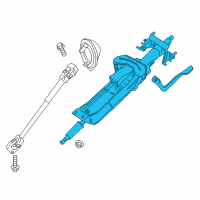 OEM 2012 BMW 335i Manually Adjust. Steering Column Diagram - 32-30-6-854-047