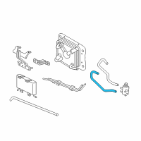 OEM 2015 Chevrolet City Express Lower Hose Diagram - 19316331