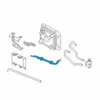 OEM Chevrolet City Express Oil Cooler Tube Diagram - 19316327