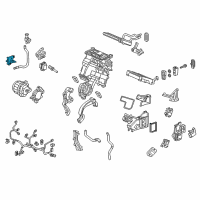 OEM 2019 Honda Passport Motor Assembly, Temperature Driver Diagram - 79160-TZ5-A41