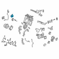 OEM Honda Passport Motor Assembly, Heater Defroster Diagram - 79140-TZ5-A41