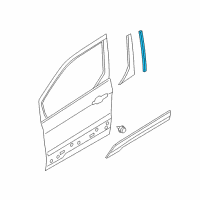 OEM 2015 Ford Transit Connect Window Molding Diagram - DT1Z-61255A34-C