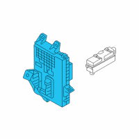 OEM 2016 Hyundai Elantra GT Instrument Panel Junction Box Assembly Diagram - 91955-A5010