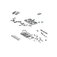 OEM Toyota Highlander Battery Assembly Bracket Diagram - G9295-28030