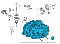 OEM 2021 Toyota RAV4 Transaxle/Motor Diagram - G1050-42010