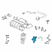 OEM 2016 Honda Accord Valve Assembly, Purge Diagram - 36162-5G0-A01