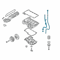 OEM BMW X5 OIL DIPSTICK WITH GUIDE TUBE Diagram - 11-43-7-933-917