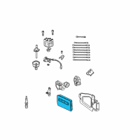 OEM Dodge Ram 2500 Ignition Control Module Diagram - 56028410AB