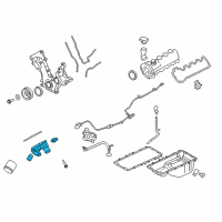 OEM 2009 Lincoln Navigator Adapter Diagram - 9L3Z-6881-B