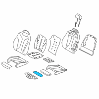 OEM 2022 BMW 840i Gran Coupe HEATER ELEMENT, THIGH SUPPOR Diagram - 52-10-7-452-254