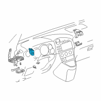 OEM Toyota Corolla Relay Diagram - 82810-02050