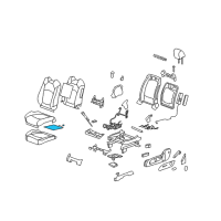 OEM 2007 GMC Acadia Seat Cushion Heater Diagram - 15899910