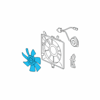 OEM 2008 Honda Fit Fan, Cooling Diagram - 38611-PWA-J01