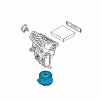 OEM 2020 Nissan Altima Blower Assy-Front Diagram - 27220-6CA0A