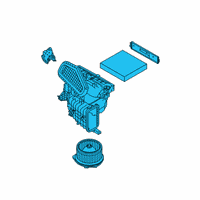 OEM 2020 Nissan Altima Blower Assy-Front Diagram - 27200-6CA0A