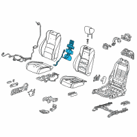 OEM 2020 Honda Accord Heater, Right Front Seat-Back Diagram - 81124-TVA-L21