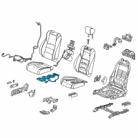 OEM Honda Accord Heater, Right Front Seat Cushion Diagram - 81134-TVA-L21