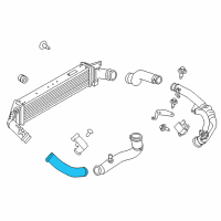 OEM 2015 Ford Explorer Inlet Hose Diagram - BB5Z-6C640-B