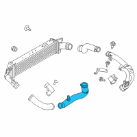 OEM 2017 Ford Explorer Inlet Hose Diagram - FB5Z-6C640-A