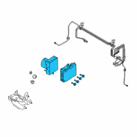 OEM Lincoln MKS ABS Control Unit Diagram - 9G1Z-2C405-B