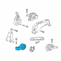 OEM 2015 Buick LaCrosse Rear Transmission Mount Diagram - 13324724