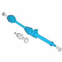 OEM 2020 BMW X2 Right Cv Axle Assembly Diagram - 31-60-8-611-938