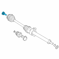 OEM 2016 BMW i8 Collar Bolt With Compression Spring Diagram - 33-40-6-858-534