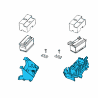 OEM 2020 Ram 2500 Tray-Battery Diagram - 68350658AC