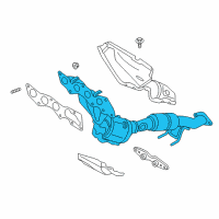 OEM 2018 Ford Escape Manifold With Converter Diagram - GV6Z-5G232-C