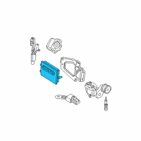 OEM 2006 Dodge Durango Powertrain Control Generic Module Diagram - R5094867AB