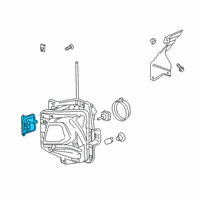 OEM 2019 Chevrolet Blazer Ballast Asm-Headlamp Diagram - 20928264